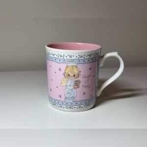 Precious Moments Angel of Mercy Pink Coffee or Tea Mug Set of 4